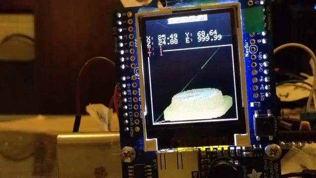 BrundleFab gcode visualization on an AdaFruit ST7735 смотреть онлайн