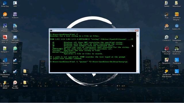 CMD Tutorial - find смотреть онлайн