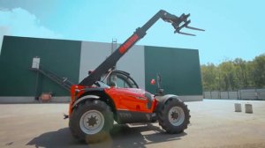 Обзор телескопического погрузчика Manitou MLT X 741 (720p)