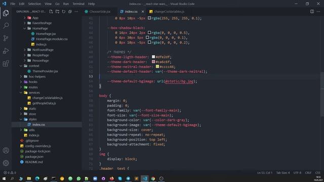 Курс React / Redux-практика. #19. React Context API. useContext(). Смена темы приложения смотреть онлайн