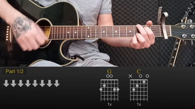 U2 - All I Want Is You | Easy Guitar Lesson Tutorial with Chords/Tabs and Rhythm смотреть онлайн