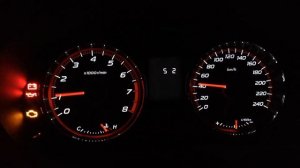 Тестирование (самодиагностика) приборной панели Subaru Forester