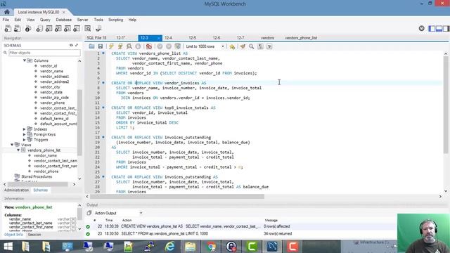 CPT242 Chapter12 Creating Views in MySQL смотреть онлайн