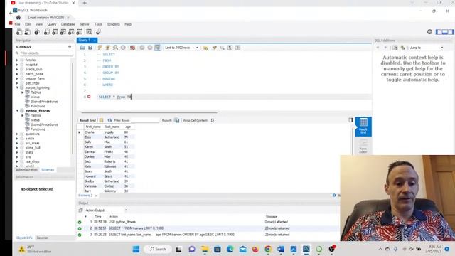 SQL and Python Comeback Session 1 | Recovering From a Virus смотреть онлайн