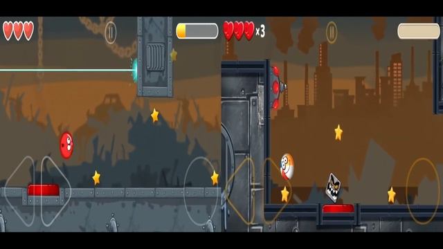 Red Ball 4 vs Friend Ball in Factory Box New World Tomato Ball vs Robot Bosses смотреть онлайн