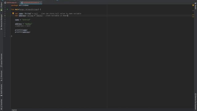 Differen between nullable & non-nullable in kotlin. смотреть онлайн