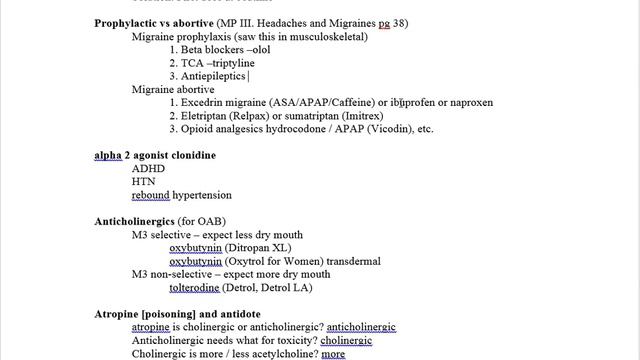 Exam 3 and 4 Neuro/Psych Review смотреть онлайн