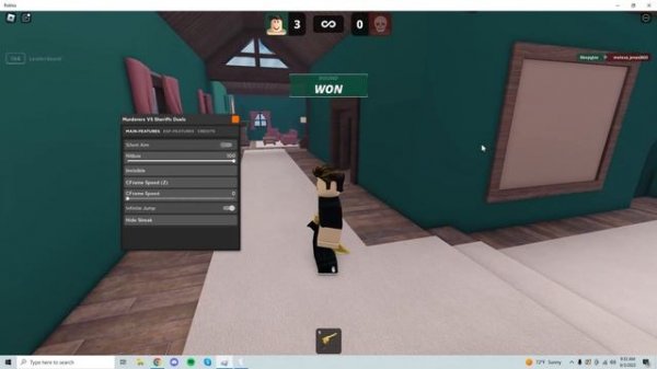 Murderers VS Sheriffs Duels Script / GUI Hack | SILENT AIM | AUTOFARM + HITBOX | *PASTEBIN*