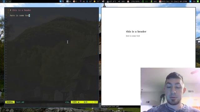 Markdown Document Autocompilation on Arch Linux смотреть онлайн