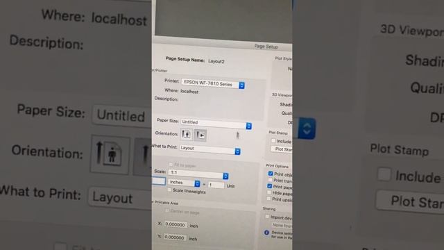 AutoCAD for MAC how to change paper size in Page Setup Manager смотреть онлайн