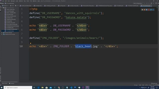 Constants - PHP - P14 смотреть онлайн