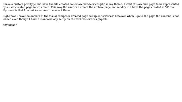 Wordpress: Create Archive Page with Visual Composer смотреть онлайн