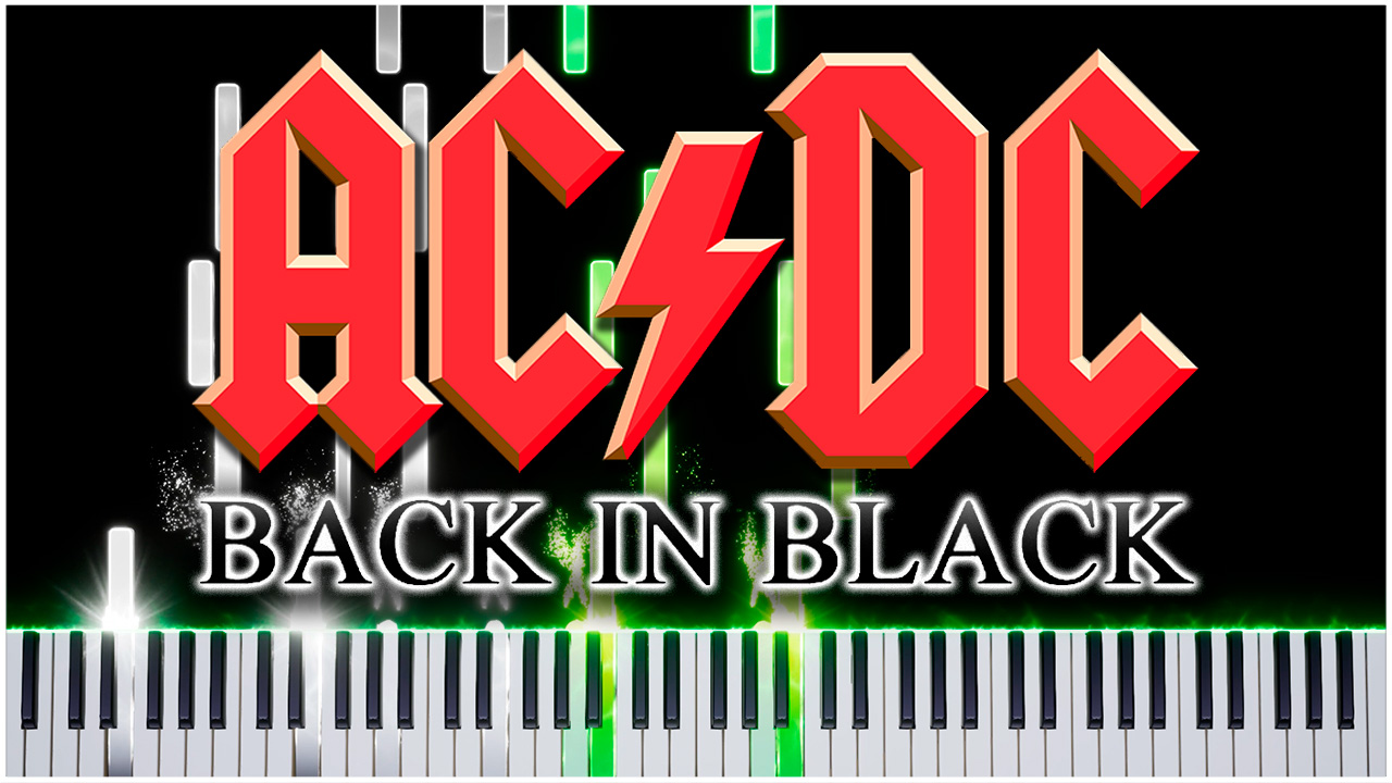Back In Black (AC/DC) 【 КАВЕР НА ПИАНИНО 】 смотреть онлайн