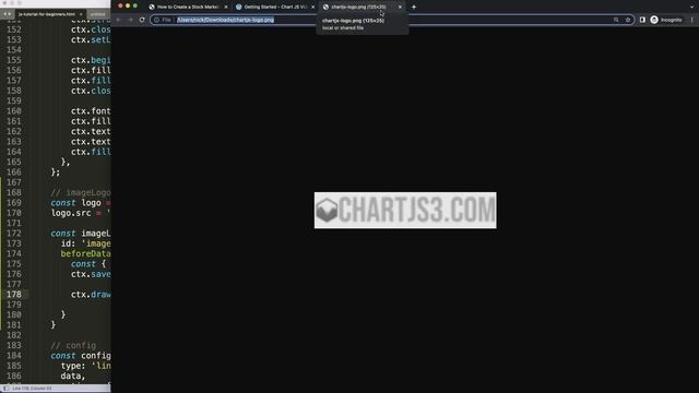 How to Create a Stock Market Chart Like Coinmarketcap in Chart JS Part 19 смотреть онлайн
