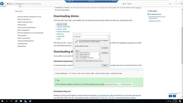 Installing and Enabling Linux Subsystem: Windows Server 2019 смотреть онлайн