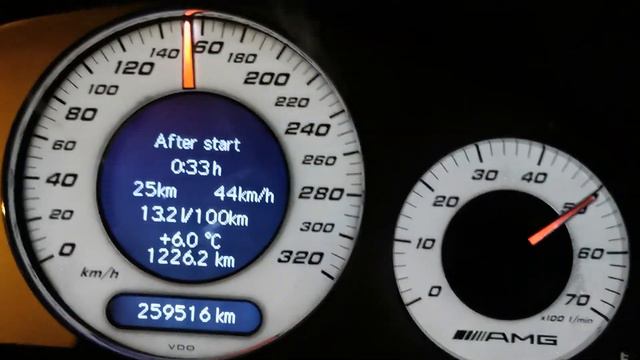 Mercedes C55 AMG acceleration 100-200 manual gearbox w203 s203 estate смотреть онлайн