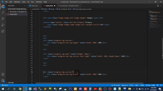 Part 2: Learning Bootstrap from w3schools.com | for complete video goto my playlist(3) смотреть онлайн