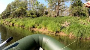 Ловля голавля нахлыстом на небольшой реке. Особенности сплавной рыбалки. Часть II