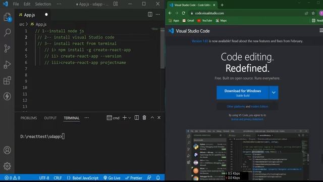React JS Environment Setup || React JS Tutorial for Beginners in Bengali 2022 смотреть онлайн
