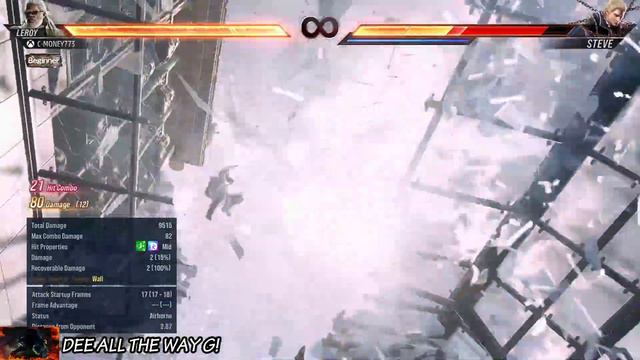UNCLE LEROY STAGE BREAK COMBOS! (Tekken 8 Gameplay) смотреть онлайн