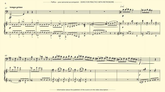 Jan Koetsier: Allegro Maestoso for Bass Trombone, tuning accompaniment 442Hz смотреть онлайн