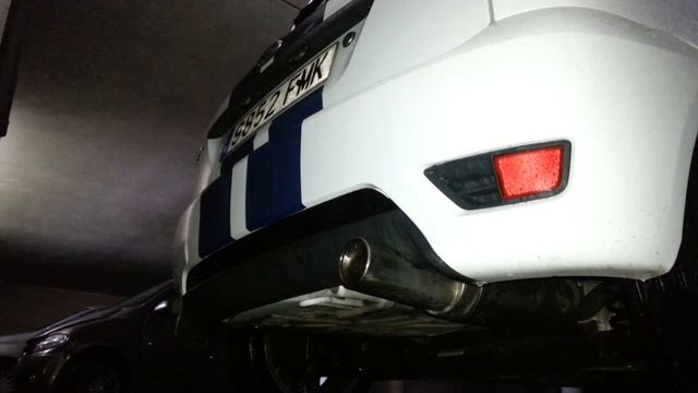 Ford Fiesta MK6 1.6 16v - Sportex centre pipe + Don Silencioso back box exhaust смотреть онлайн