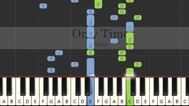 Only Time | Enya | C Major смотреть онлайн