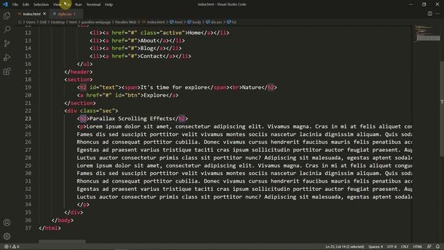 How to Make Animated website Using Html Css And Js Parallax Scrolling Effects смотреть онлайн