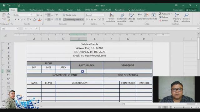 Diseño de factura en Excel parte 2 смотреть онлайн