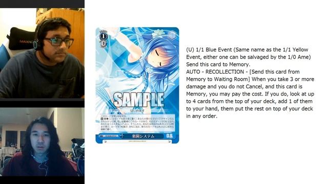 Weiss Schwarz - Card of the Day Reviews - Dal Segno/ Da Capo III ep.1 смотреть онлайн
