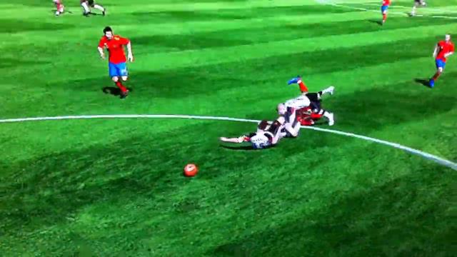 FIFA 11   Busquets Decides To Take 2 Birds Out With 1 Stone 1/1/11