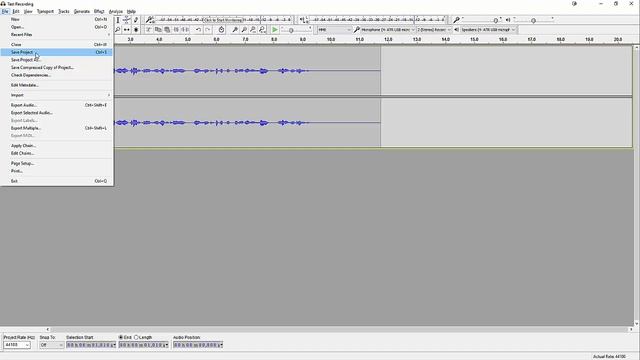How to Export Audacity Recording - WAV Format смотреть онлайн