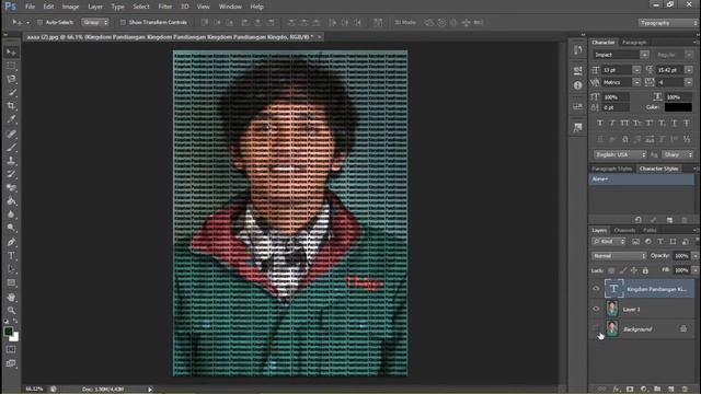 Tutorial Adobe Photoshop CS 6 - Typography Image Text Design (Bahasa Indonesia) 2016 смотреть онлайн