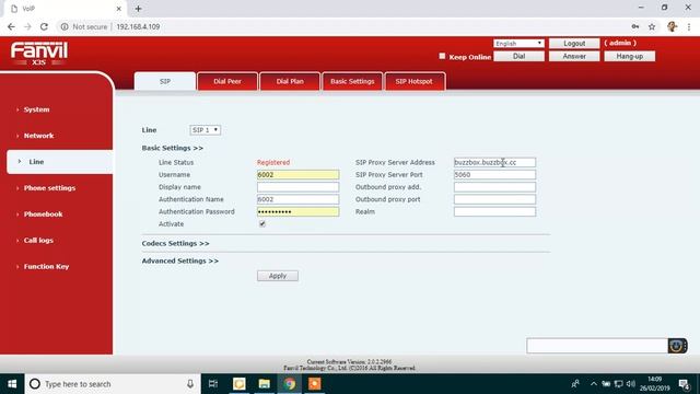 Set Up Fanvil X3S (unblock Rport And Change Time/date)