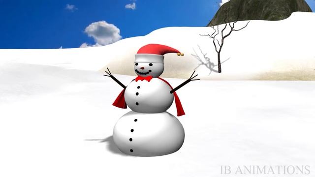 Snowman Cartoon For Childrens | Snowman Christmas Video For Kids