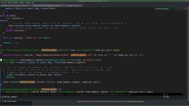 Live C++ coding: Applying threadsafe::ObjectTracker to cppgraphviz. смотреть онлайн