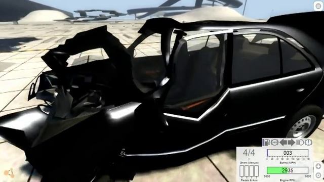 Mercedes Benz E420 W210 Crashtest BeamNG.Drive + Downloadlink