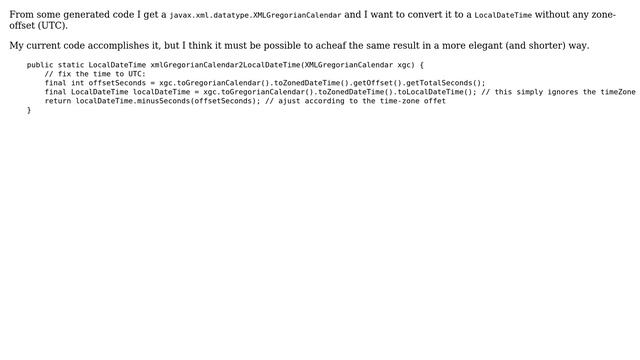 Code Review: XMLGregorianCalendar to LocalDateTime смотреть онлайн