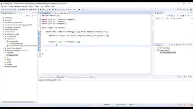 How to Read Data from Properties File in using Java Code смотреть онлайн