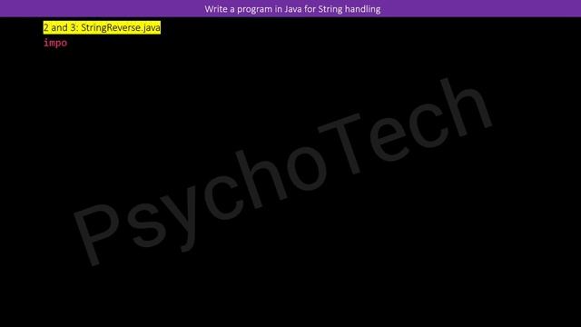 Java Program for String Handling | Capacity of StringBuffer | Reverse & Convert String in Uppercase смотреть онлайн