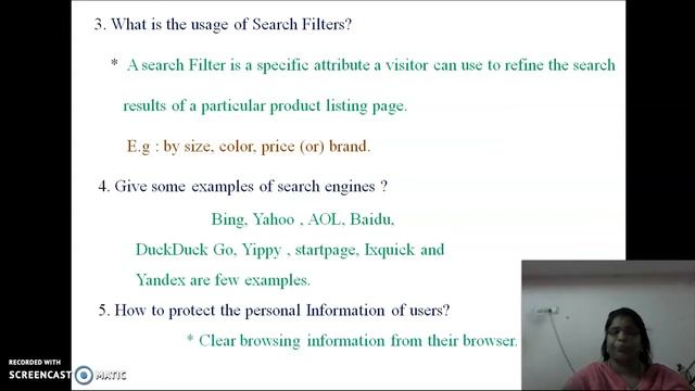 V Standard Computer - Lesson - 6 - Searching the Internet - Question and Answer смотреть онлайн