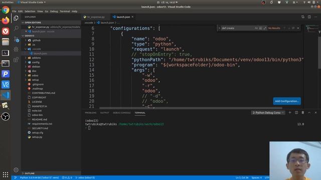 如何在 VS Code 中 Debug - Odoo13 смотреть онлайн