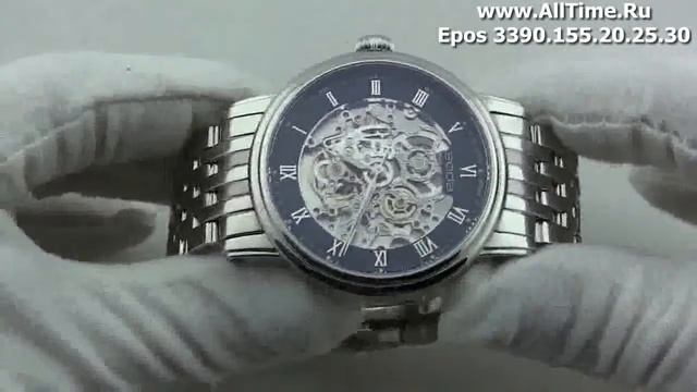 Обзор. Мужские наручные часы Epos 3390.155.20.25.30 смотреть онлайн