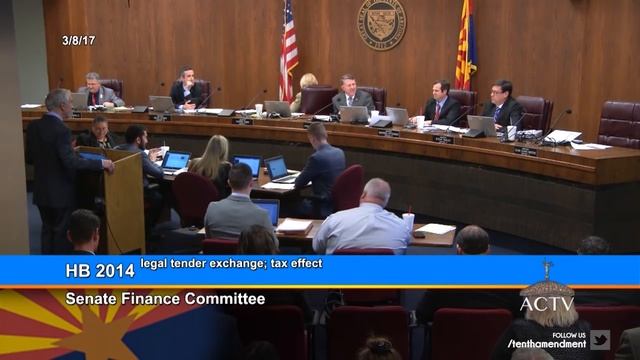Ron Paul: Testimony in Support of Arizona Honest Money Bill, HB2014 on 03-08-17 смотреть онлайн