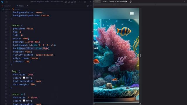 How to Create Responsive Navbar using HTML & CSS смотреть онлайн