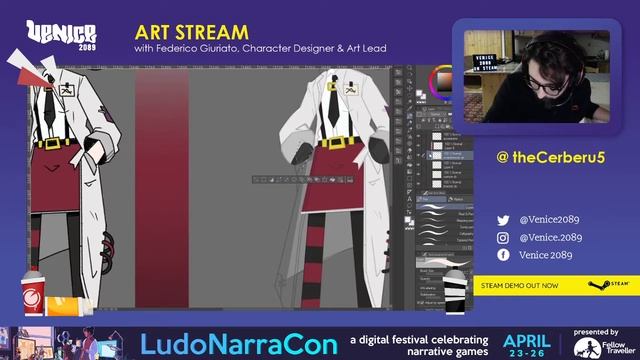 Venice 2089 | LudoNarraCon Day 1: Art Stream смотреть онлайн