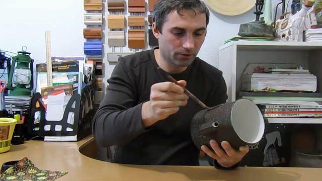 ? Декупаж и состаривание металлического кувшина смотреть онлайн