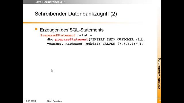 Woche 10 (2) Java Database Connectivity (JDBC) смотреть онлайн