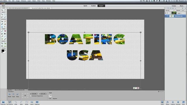 Photoshop Elements 12 Text Art смотреть онлайн