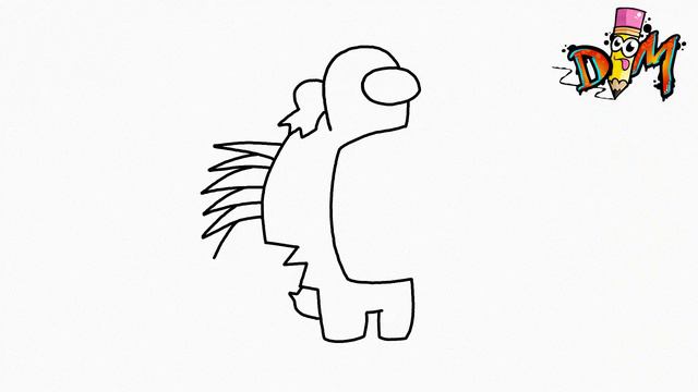 COMO DIBUJAR AL PACIENTE 0 | FORMA 2 | AMONG US | how to draw among us смотреть онлайн